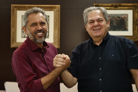 Osmar Baquit se reuniu com o governador Elmano de Freitas